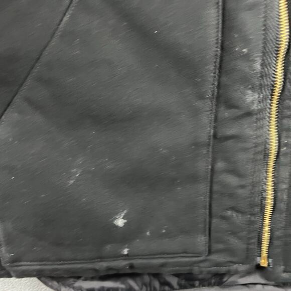Carhartt Vest Mens XL Black Quilt Lined Grunge Full Zip Outdoor Workwear - Picture 2 of 10